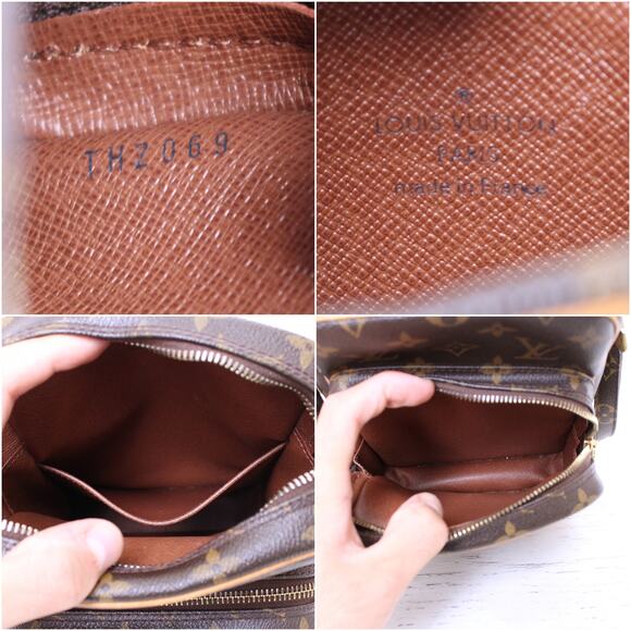 Louis Vuitton Amazon Crossbody Monogram Shoulder Bag Leather Small Purse A4067 - Picture 2 of 12